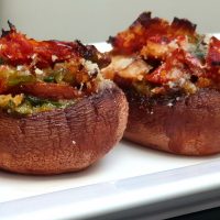 champignon pesto